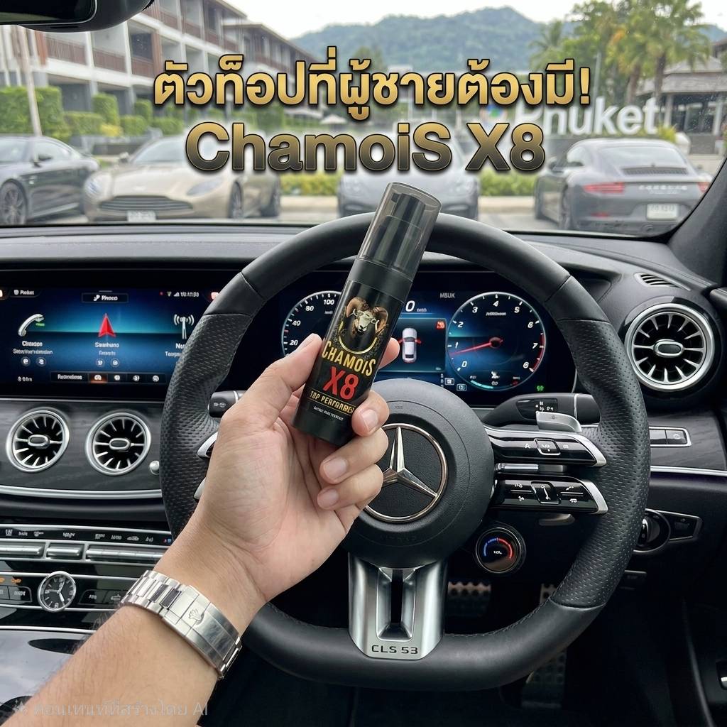 เซตน้ำมันเลียงผา Chamois สำหรับนวดเพิ่มขนาดน้องชาย